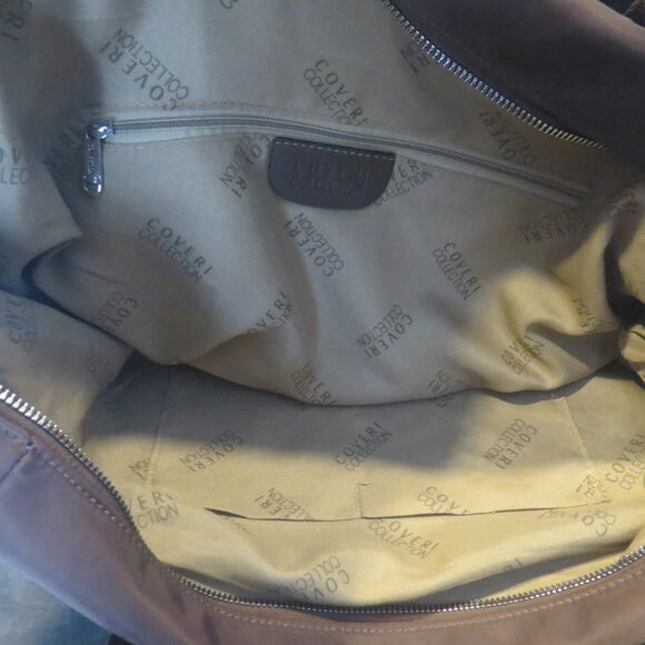 Coveri Collection Large Brown Nylon Travel Tote Bag – New with Tags (B2) - Picture 8 of 9